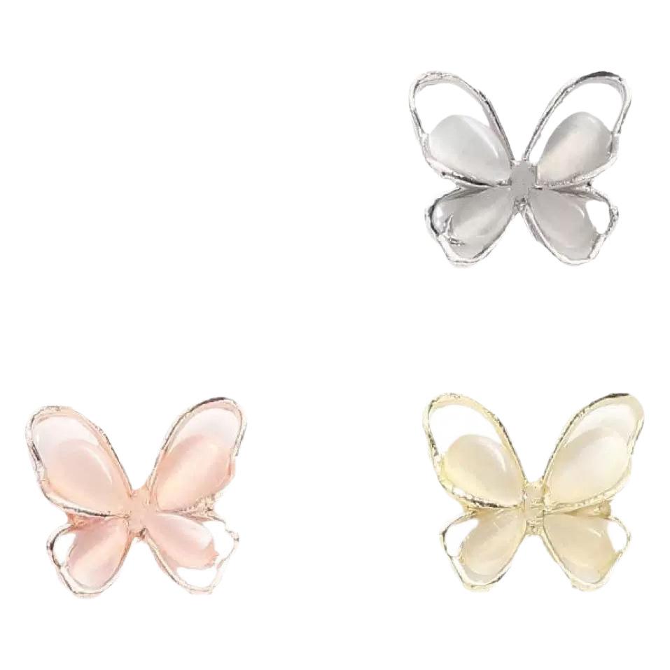 Sweet Camellia No-Piercing Magnetic Butterfly Earrings for Women