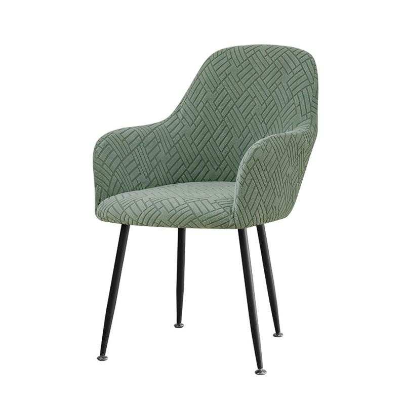 

1/2/4/6PCS Nordic Jacquard High Armrest Chair Cover Elastic Dust-proof Dining Chair Cover Durable Seat Covers for Home Hotel 1pc