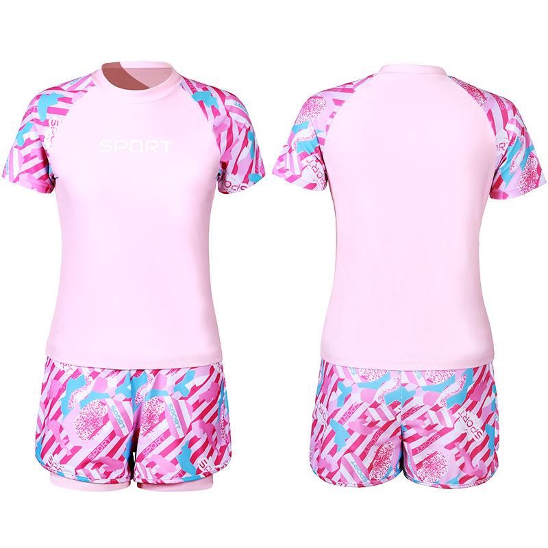 

Children s Quick-Dry Two-Piece Swimsuit Set: Toddler to Teen Sizes 140