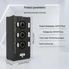 RJ45 Ethernet Audio Extender: 4-Way XLR Male to Female Cable Extension
