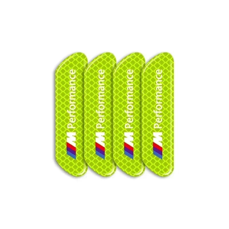 

X5 X7 For BMW 4PCS Car Reflective Strips Warning Stickers Car Styling For BMW M E46 E90 E60 F10 F30 F20 E39 E36 X5 E70 F25 F15 E