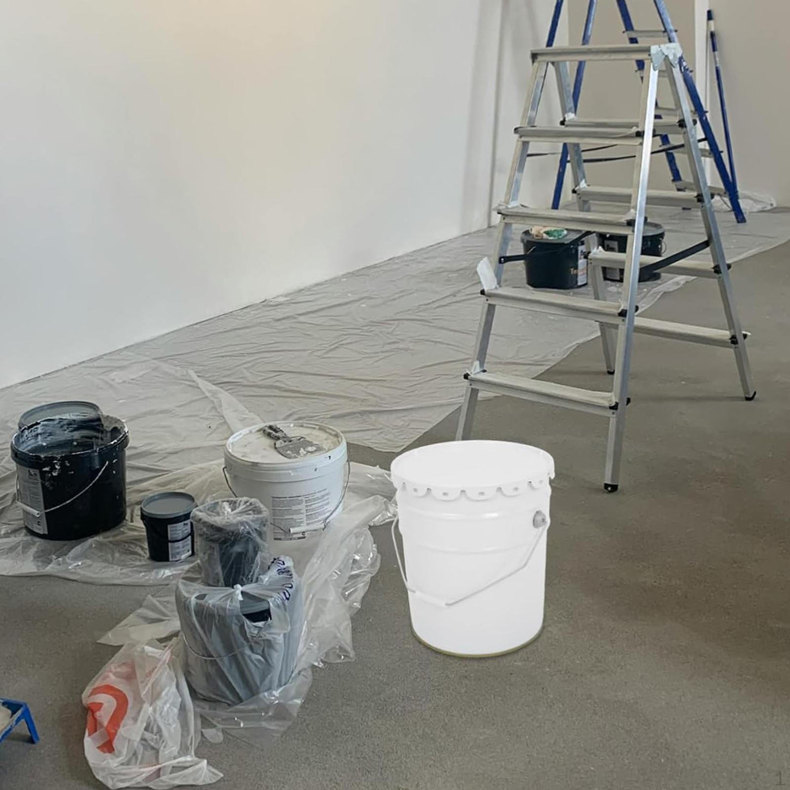 

Металеве Відро для Фарби Багатофункціональне Господарське Відро Контейнер для Зберігання Клеїв 10L