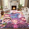 Kpop Demon Hunters Carpet Door Mat for Living Room or Bedroom Protective Mat Under Chair Office Decoration Christmas Gift Birthday Present