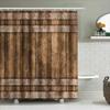 Vintage Rustic Waterproof Shower Curtain Natural Wood Texture Print Fabric Bath Liner Perfect Decoration For Your Bathroom (Size