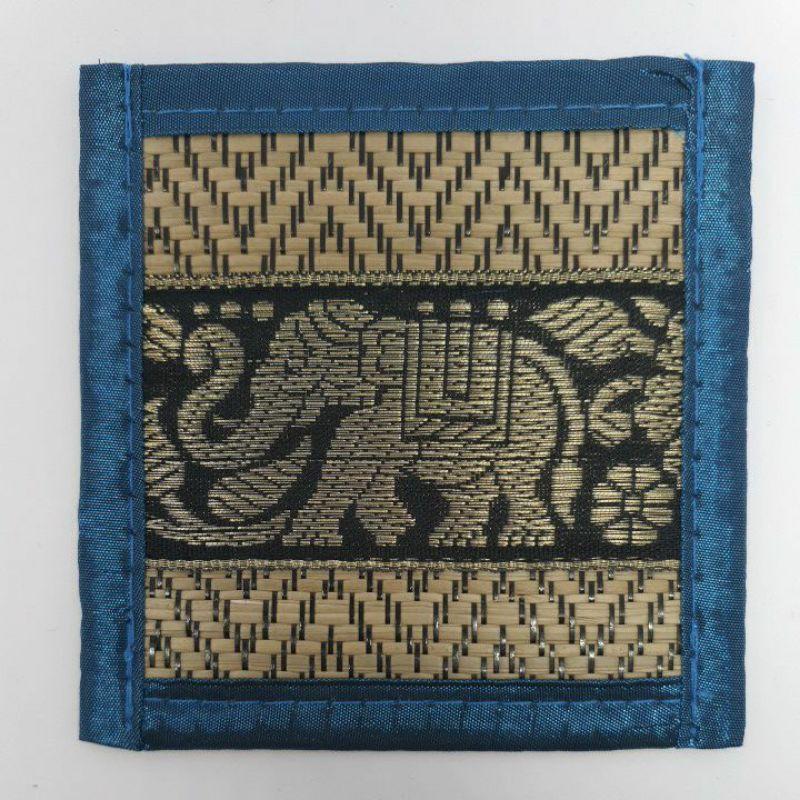 Elefantmattor Dryckunderlägg Thai silkesrörsmattor Matbordsunderlägg Souvenirpresent Present Handgjorda hantverk