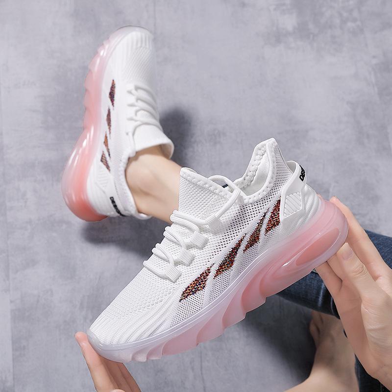 Women's shoes new fly-woven running shoes student casual shoes platform-soled fly-woven sports women's shoes