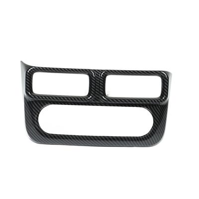 Central Control AC Air Conditioning Panel Cover Tirm Carbon Fiber Style Replacement for Ford