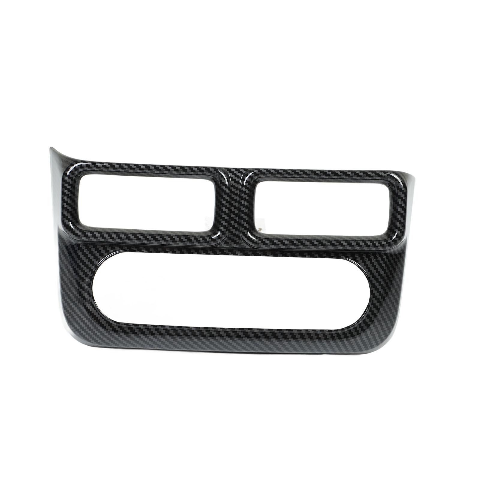

Central Control AC Air Conditioning Panel Cover Tirm Carbon Fiber Style Replacement for Ford