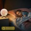 Moon Light, 16 Colors with Wooden Stand, Remote Control, USB Charging
