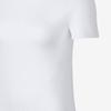 Nike Solid Color Breathable Knitted Round Neck Short Sleeve T-Shirt Women Tops White 836327-100