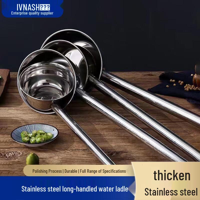 Venus Extra-Thick Stainless Steel Long-Handle Ladle