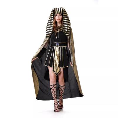 Nouveaux Costumes d'Halloween pour Adultes Hommes et Femmes Cléopâtre Muse Pharaon Égyptien Costumes de Spectacle