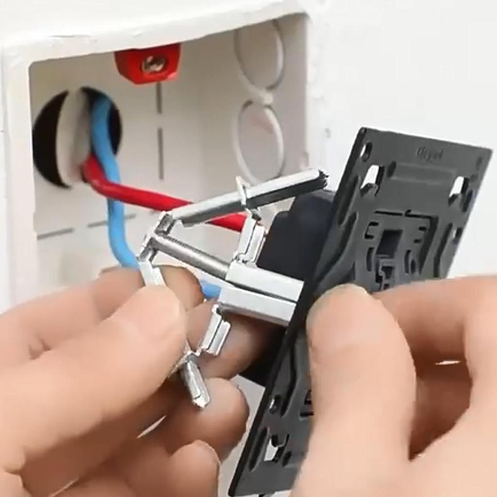 Electric Box Repair Kit 10 Pieces Electrical Outlet Fixing Device 86/118 Type Fixer Maintenance For Mechanics Projects