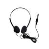 3.5mm Wired Music Earphones & Headphones Intercom Portable for Online Classes Customer Service Calls Tactical Aviation Design