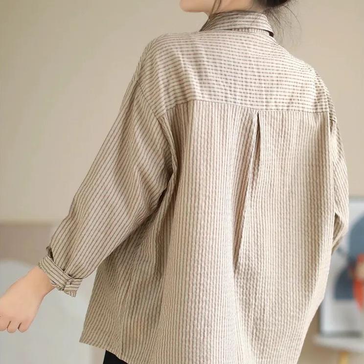 Women Casual Plus Size Printed Loose Button Tunic Shirt Blouse Tops