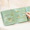 Ear Rings Collection Notebook PU Earring Storage Cases for Travelers Travel