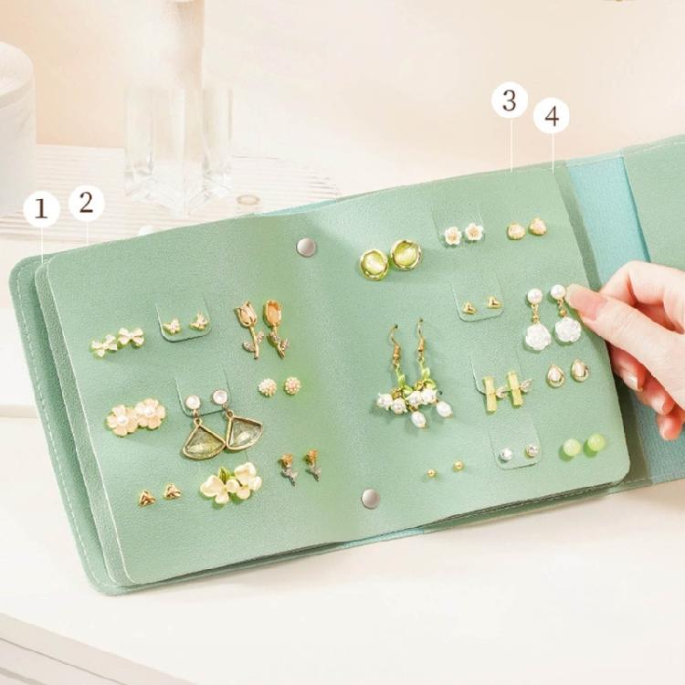 Ear Rings Collection Notebook PU Earring Storage Cases for Travelers Travel