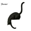 Modern Entryway Decor Cat Hook with Lantern, 3D Printed LED Light Decorative Handmade Craft Wall Hook, Creative Shelf for Bookshelf Desk And