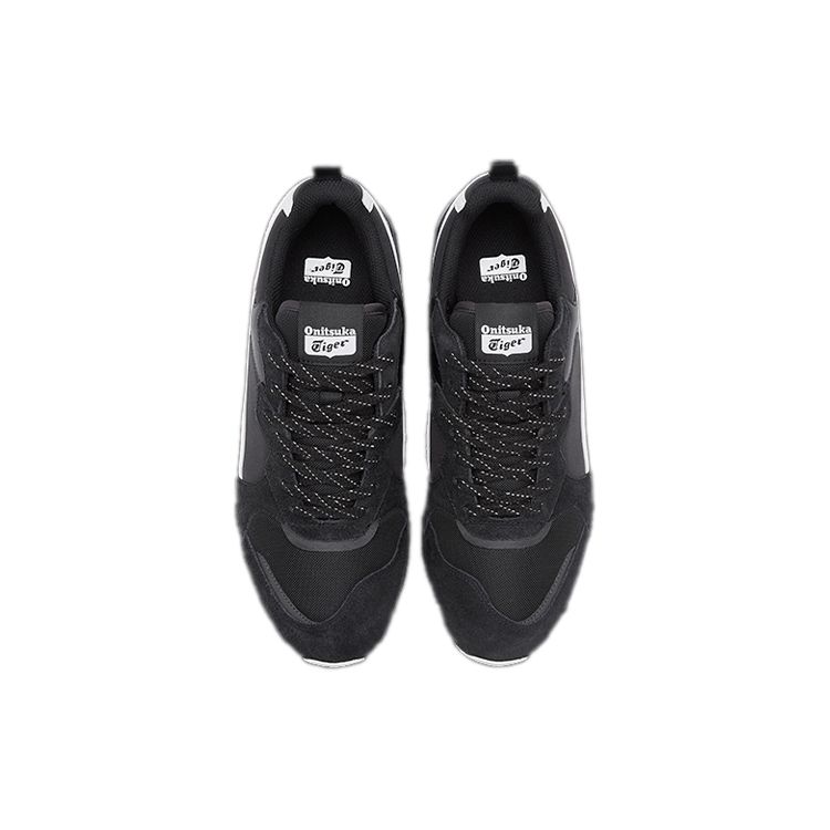 Onitsuka Tiger Bravon Comfortable Trendy Fabric Synthetic Leather Durable Low-Top Casual Running Shoes Unisex sneaker Black 1183B899-001
