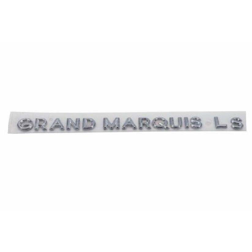 2004-2011 Mercury Grand Marquis LS Rear Trunk Deck Chrome Emblem OEM NEW Genuine