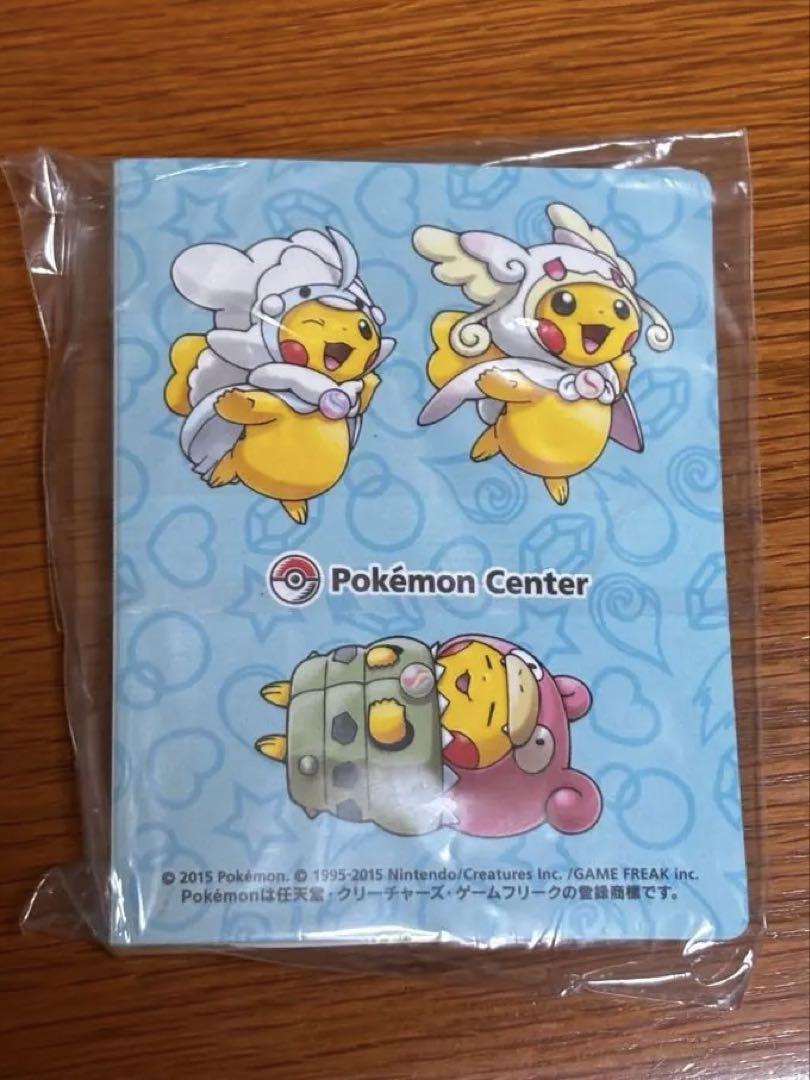 

[USED] Rare Pokémon Center Mega Campaign Poncho-Wearing Pikachu Business Card Case