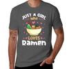 Just A Girl Who Loves Raunisex Noodles Tshirt Fashion Letter Print Tshirt
