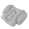 Inflatable Lumbar Travel Pillow for Airplane Ergonomic Soft Office Chair Back Support Pillow for Men Women Press