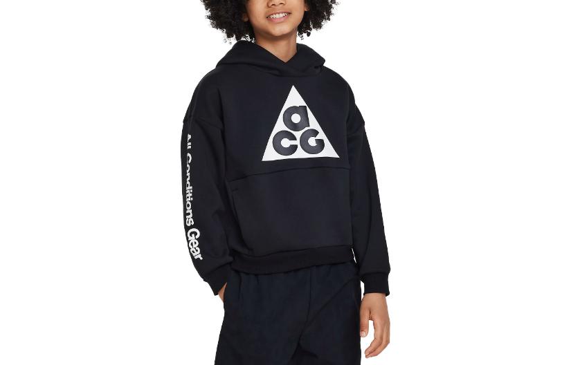

Nike Kids Sweatshirts Hooded Moderate FB4343-010 L