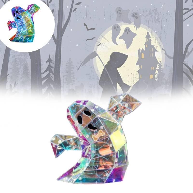 Transparente Bunte 20cm Halloween Geisterdekoration für Gruselige Atmosphäre Aufbau