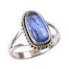 Natural Kyanite Gemstone Handmade 925 Solid Sterling Silver Gift Ring S.8 J8U60