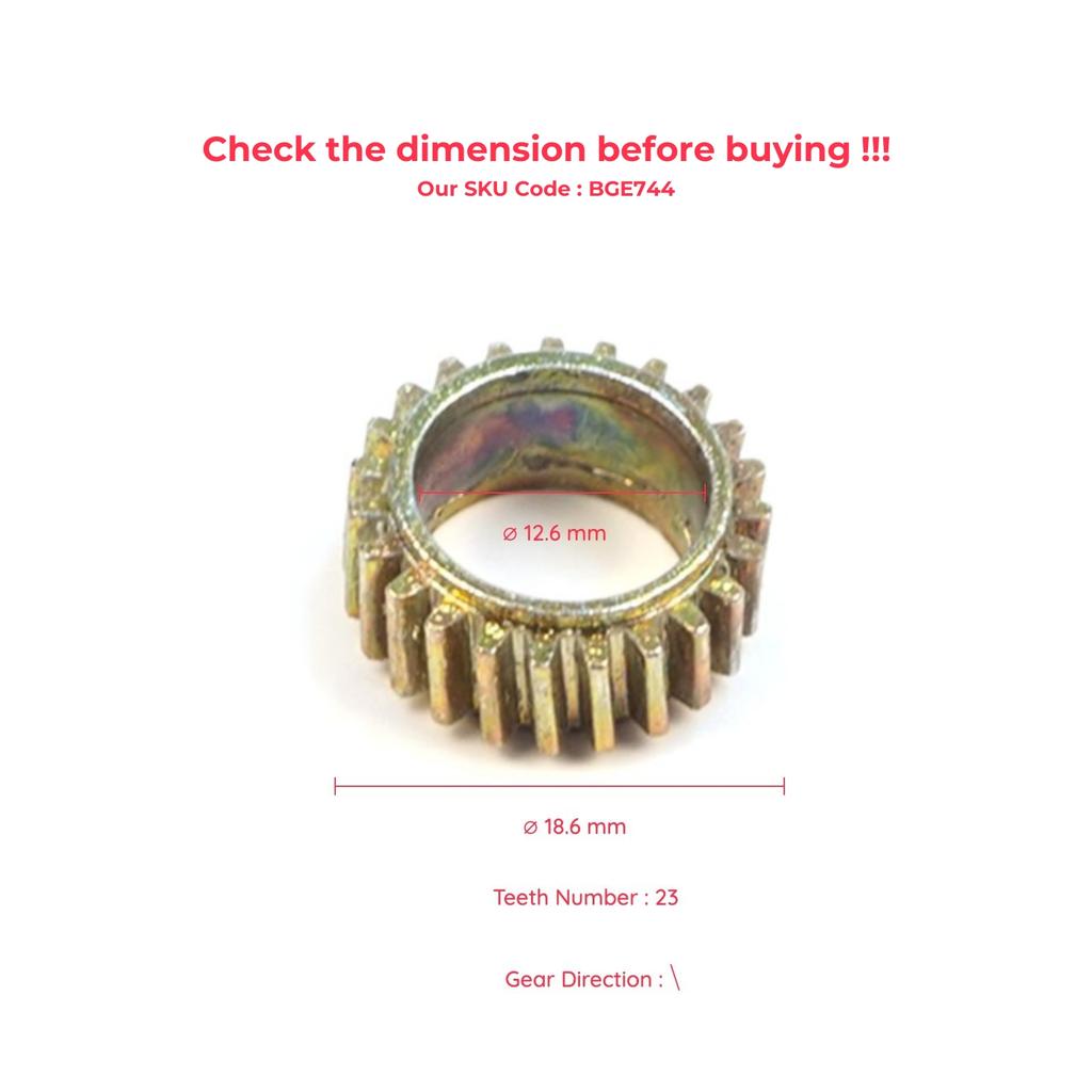 BGE744 Steering Column Adjustment Caliber Ring Gear 23-Teeth for Toyota Camry XV50 XV55 Land Cruiser LC 200