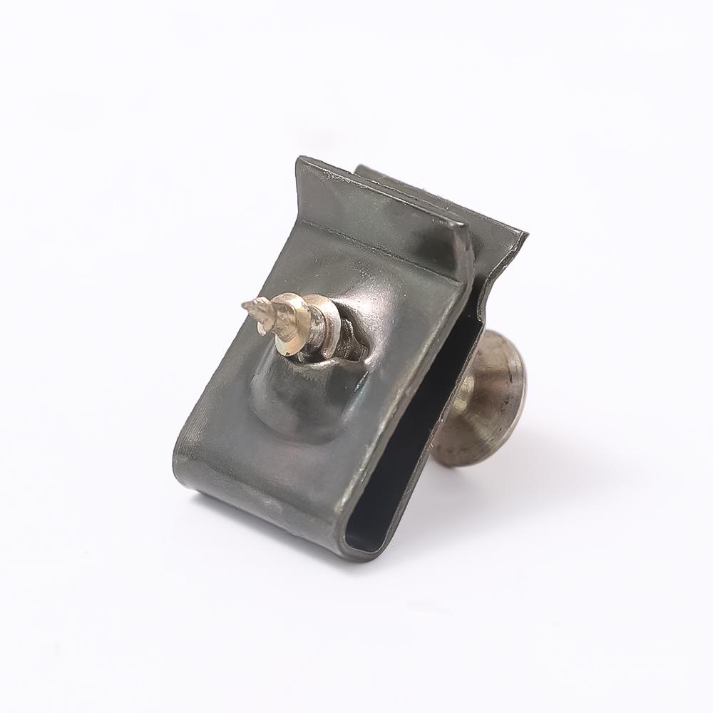 Car Metal Screw Fastener Clips U-Type Clip Anti-rust Iron Sheet Car Motorcycles Screw Buckle Bumper Protection Fastener Clips
