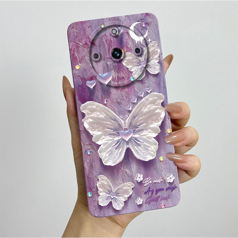 For Realme 11 Pro+ Case RMX3740 RMX3741 Soft Silicone Flowers Back Cover For Realme 11 Pro Plus ProPlus Shockproof Phone Cases