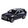 1/24 HONGQI E-HS9 SUV Alloy New Energy Car Model Diecast Metal Toy Vehicles Car Model High Simulation Sound and Light Gifts