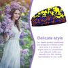 Headbands Sports Geometric Floral Print Vintage Style Head Band Sweatband Headwear Softness Wrap Yoga Gym Running Women