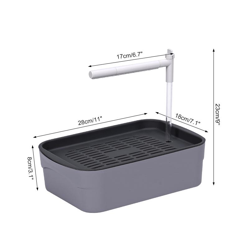 Automatic Parrot Bathtub Bird Bath Circulating Water Shower Parrot Circulation Shower Pet Bird Bathtub Bird Cleaning Bath Tub