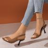 Fashion Summer Open Toe High Heel Sandals Women Shoes New Fashion Thin High Heels Female Fashion Sexy Pumps Sandalias De Mujer