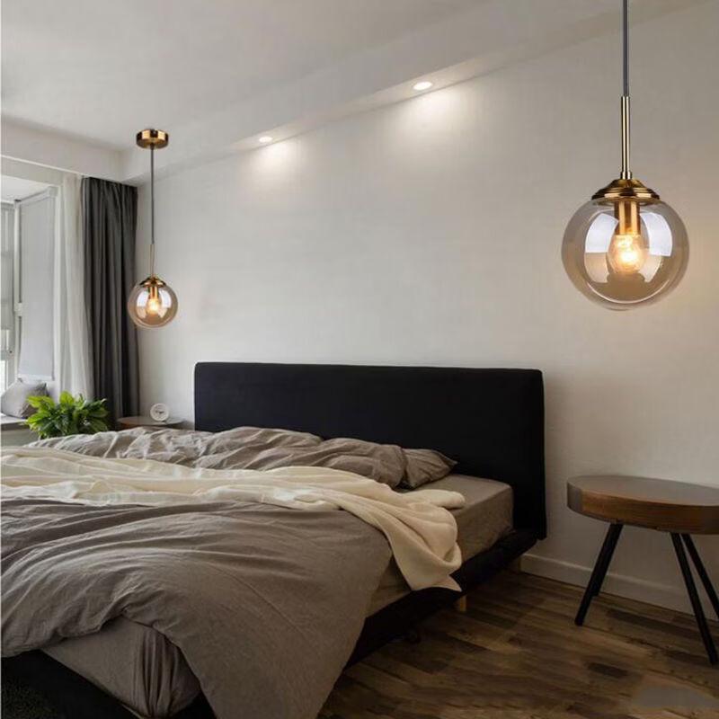 Nordic Round Glass Ball Pendant Light