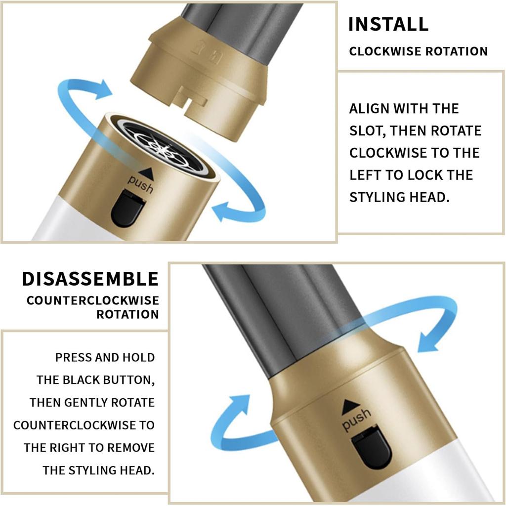 High-Quality New Styling Set 5-In-1 Curling Iron Brush Hot Air Comb Hair Straightener Hairdresser/Stylist Accessories Gift