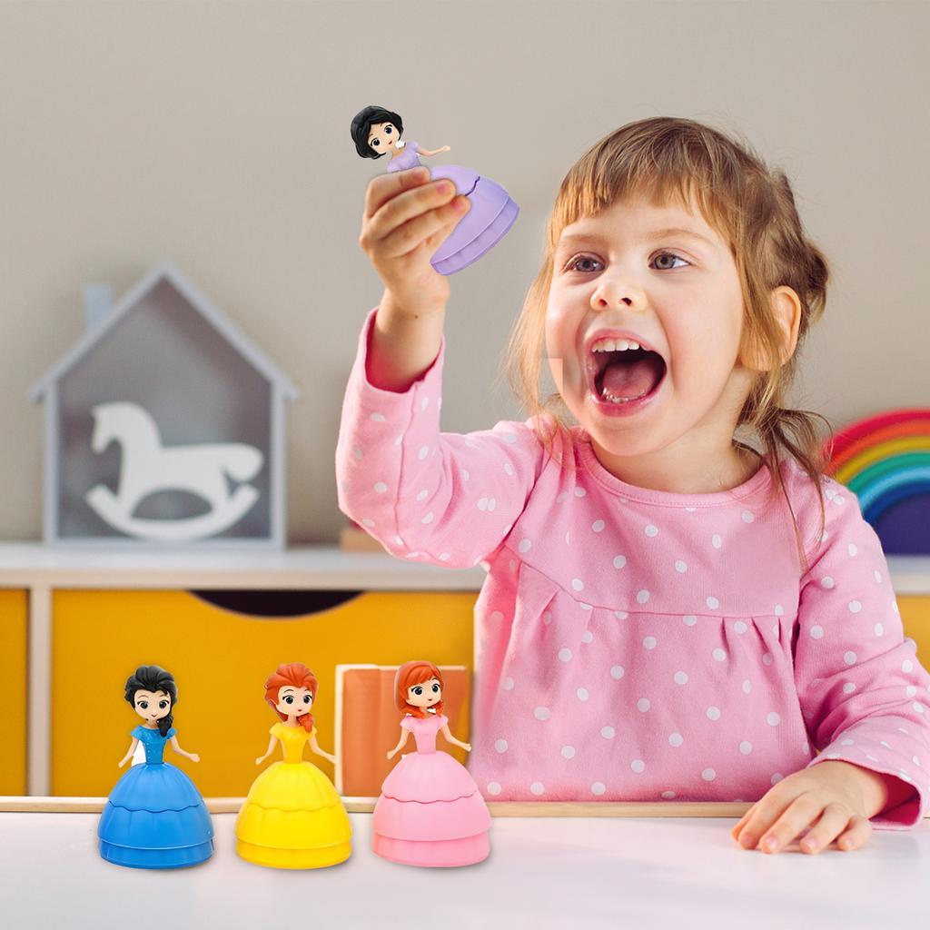 Bola surpresa de demolição demolição diversão princesa bola cega faça você mesmo boneca ao redor do bolo brinde de princesa enfeites barraca de chão brinquedos