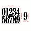 Digital stickers, mailbox stickers, and waterproof digital labels are used to mark house numbers and home office address numbers