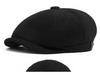 Men's and Women's Suede Newsboy Cap: Retro, Fashionable Autumn/Winter Octagonal Hat and Casual Painter Beret.