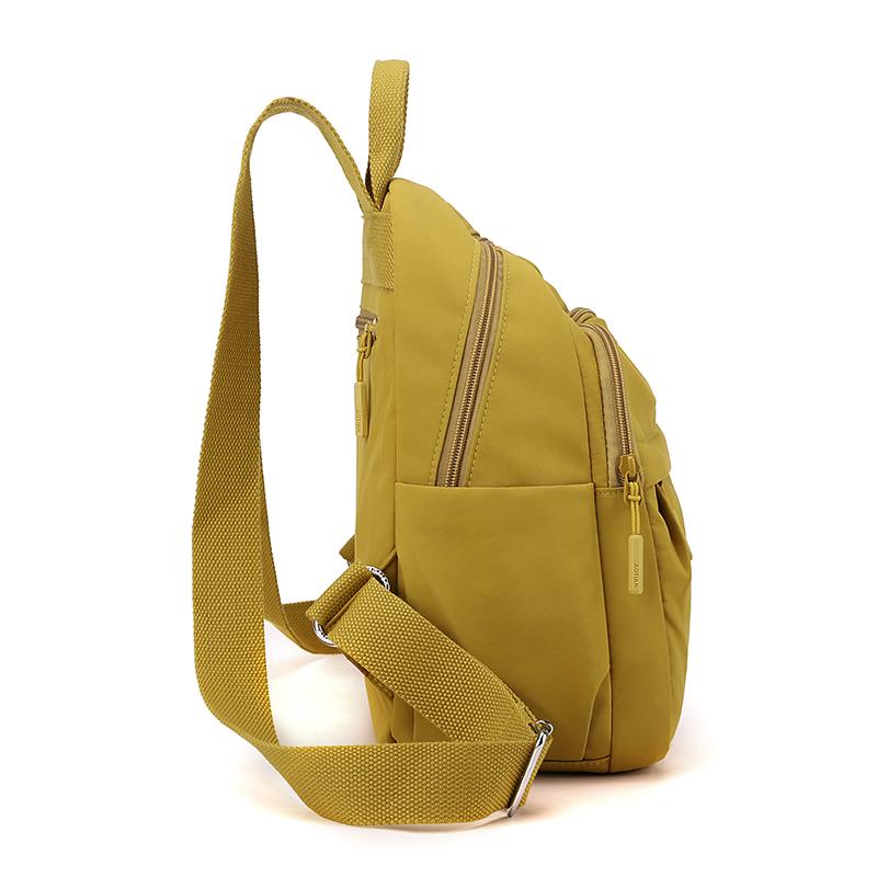 Reiserucksack mit großem Fassungsvermögen, einfarbiger Damenrucksack