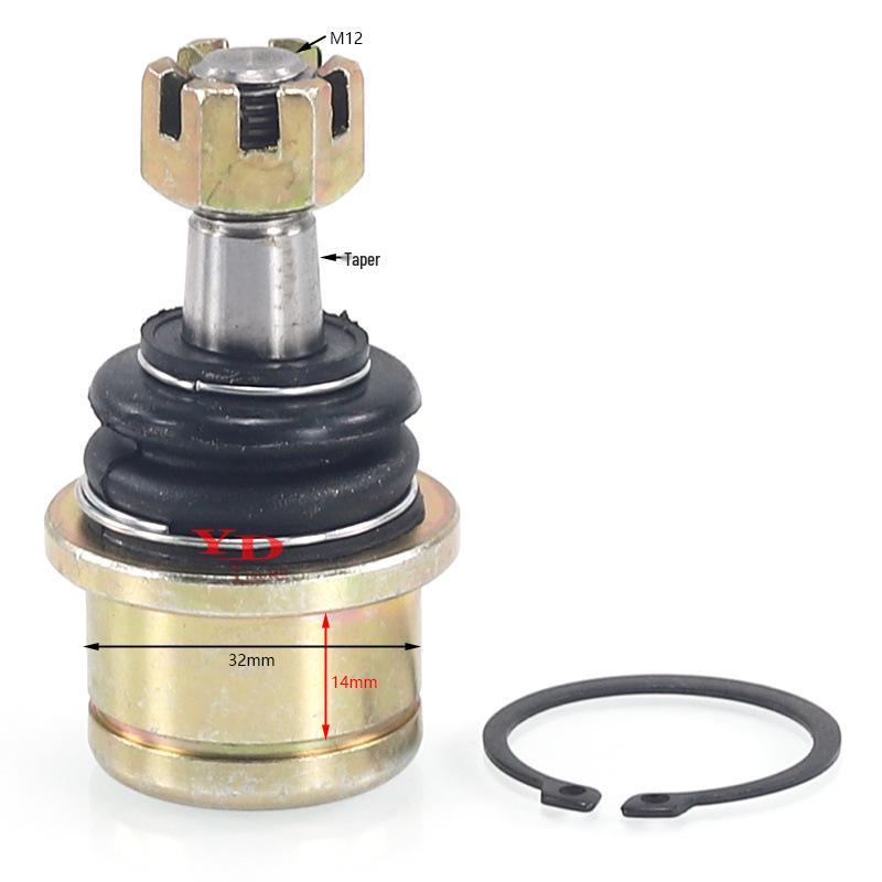 ATV Go-Kart Steering Tie Rod Ball Joint - M12 Tapered Rocker Arm for 200/250cc Beach Vehicles