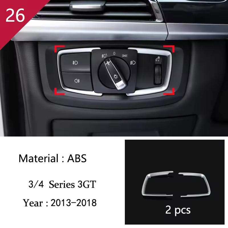 Für BMW 3 4er 3GT F30 F31 F32 Innenraum Handschuhfach Beifahrer Werkzeugkasten Zierleisten Pailletten Dekorabdeckung Zierleiste Auto Styling Zubehör
