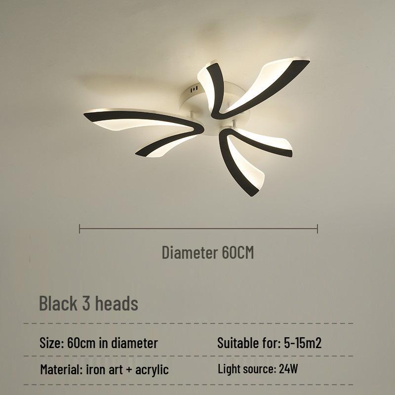 Cross-Border LED Creative Ceiling Light for Living Room & Bedroom - Modern, Simple, Acrylic Design