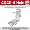 Flat Shape Aluminum Angle Bracket Solid Body Right Angle Bracket  For Workbench Build
