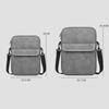 Universal 11-13inch Tablet Case Adjustable Nappa Leather Laptop Sleeve Case with Shoulder Strap Waterproof Laptop Shoulder Bag