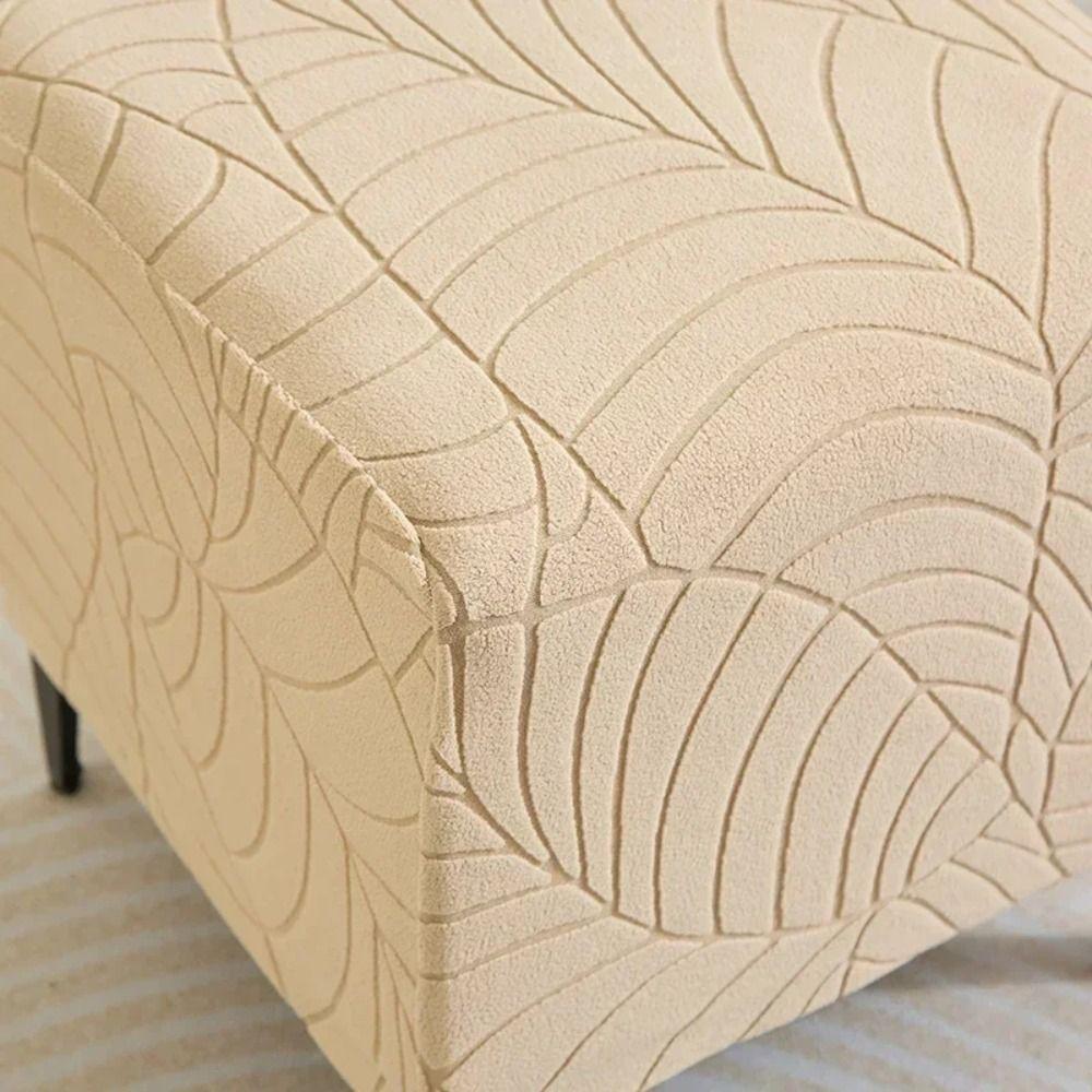 Stretch Footrest Cover Square Chair Covers New Ottoman Cover for Bedroom Party Hotel