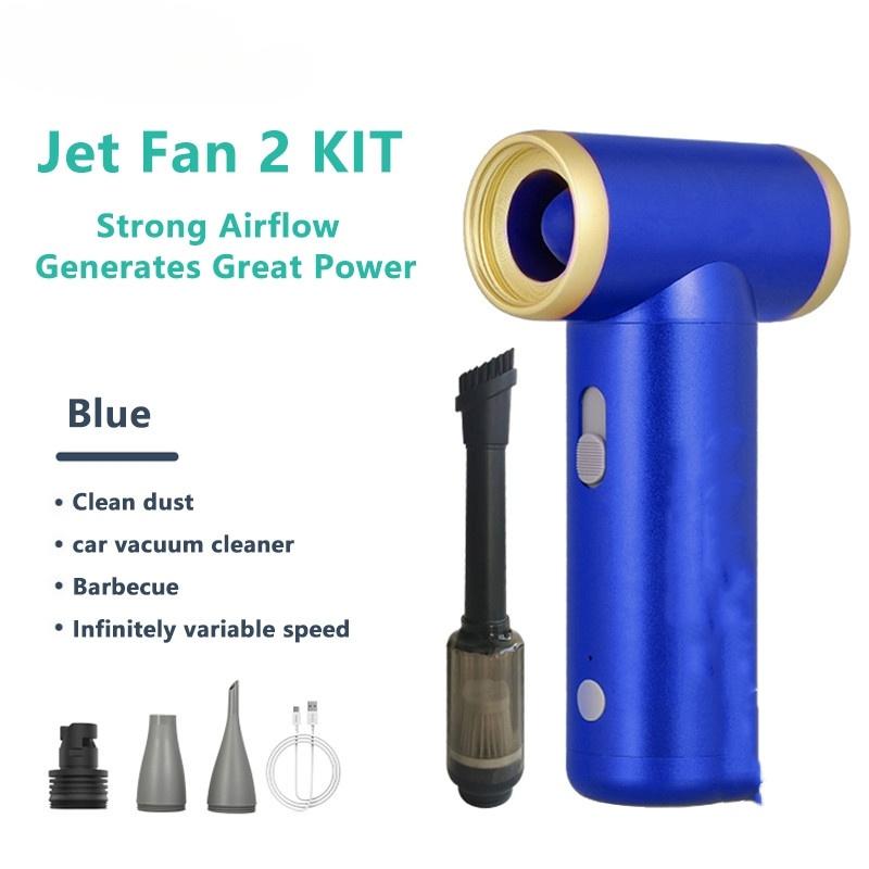 100000RPM Handheld Electric Jet Fan Compressed Air Duster Cordless Portable Computer Keyboard Cleaner